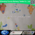 Printed waterproof fabric for cloth diapers and baby pee pads